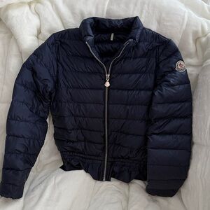 Moncler Dark Blue Quilted Jacket